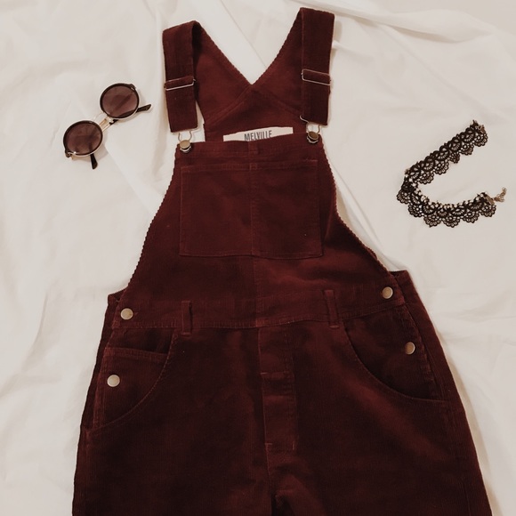 Brandy Melville Other - Brandy Melville Corduroy Overall Shorts!